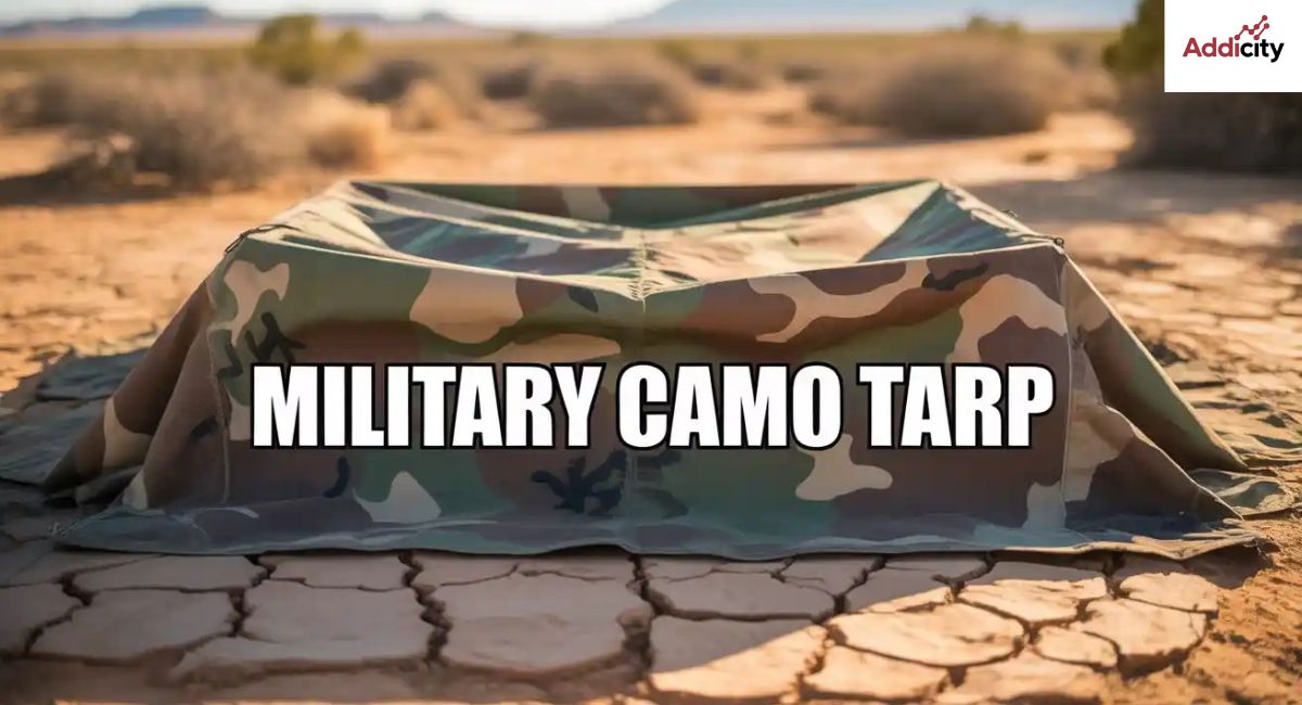 military camo tarp