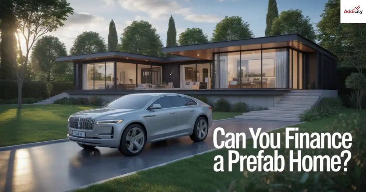 can you finance a prefab home